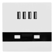 Indoor Installation Ready, Model 86, Decorative Wall Plate Compatible Fast Charge Technology Outlet, Multiport USB Charging Station, Wide Application