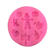 Cake Cookie Chocolate Making for Halloween, Oven Microwave Dishwasher Safe, High-quality Food Grade Non-Stick Silicone Multishape Candy Decorations