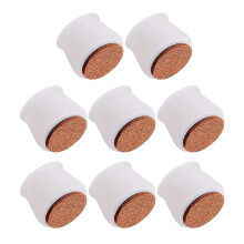 Floor Protection, Silicone Chair Leg Protectors with Noise Reduction Features, Furniture Leg Covers for Eco Friendly Materials (Set of 8)