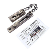 1 Fixed door buckle high strength anti-theft anti-crack anti-crack punch-free safety buckle design hotel door lock - blue