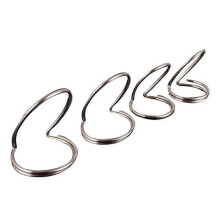 4pcs Metal Finger Ring Protector Picks Thumb Index Finger Picks for Guitar Bass Silver