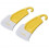 2Pcs Kitchen Scrapers Non-stick Versatile Silicone Cleaning Tools for Restaurant with Hanging Feature 1