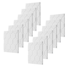 Acoustic Panels Soundproof Wall Panels Self Adhesive Acoustic Panels Soundproof Panels 12 Pack White Edition 0724
