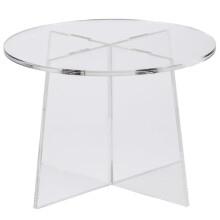 Acrylic Planter Stand for Indoor Plant Desktop Round Pots Display Holder Shelf Outdoor Plant Stand