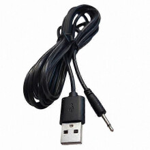 2.5mm DC USB Charging Cable for Rechargeable Devices with Audio Support