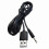 2.5mm DC USB Charging Cable for Rechargeable Devices with Audio Support 1