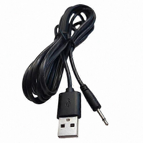 2.5mm DC USB Charging Cable for Rechargeable Devices with Audio Support