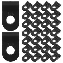 100pcs Rope Light Clip Wire Holder 1/8 inch Cable Clamp For Wire Management Edition 527