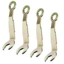 4Pcs Pivot Adjustment Wrench for Sliding Door Hanger, Adjustment Pocket Wrench for Closet Door, 3/8 Inch Open Wrench Edition 0724