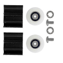 Greenhouse Door Replacement Wheel Kit 22mm Universal Roller Wheels Set hwy