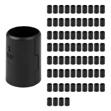 74-packs Wire Shelf Clips Wire Shelving Shelf Lock Clips For 1 Inch Post- Shelving Sleeves Replacem-l-YUHAO Edition 0724