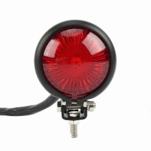 For Motorcycle 12V LED Rear Stop Taillight - Red Lens for Retro Brake Lamp - Motorcycle Lighting Component