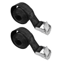 2PCS Lashing Straps with Buckles Adjustable Up to 600Lbs Tie Down for Motorcycle Cargo Trucks Trailer Luggage SZRH A-GB