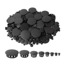 320 Plug Hole Plugs, Hole Cover Snap-In Keyhole Plugs, Panel Hole Plug Decorative Covers for Kitche Edition 0724