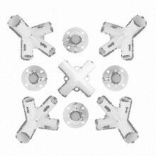For Spare Parts for 3x3m Gazebo Awning Tent Feet and Corner Center Connector, 25/19mm for Durable Outdoor Shelter Setup