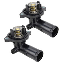 2X Car Engine Coolant Thermostat Housing for Maserati Ghibli 2014-2021 330424 323056 Edition 0724