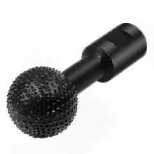 14mm Spherical Rotary Tool for Wood Carving, Polishing, and Engraving, Compatible with Drill Grinders, Black