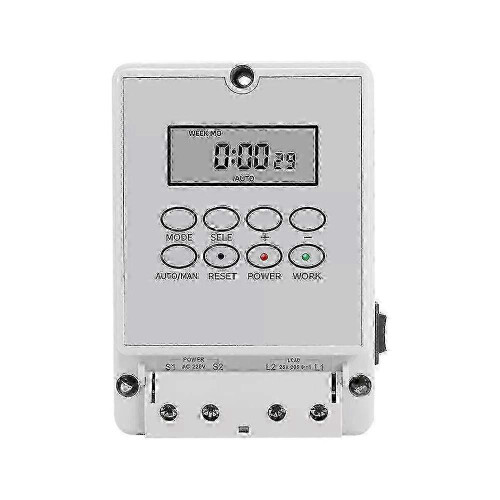 Digital Timer Switch Microcomputer Auto Bell Ring Controller Programmable 220V Edition d