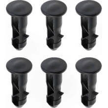 Durable Plastic Hinges for Bin Lids 65mm x 18mm - 3 Pair Replacement Pins
