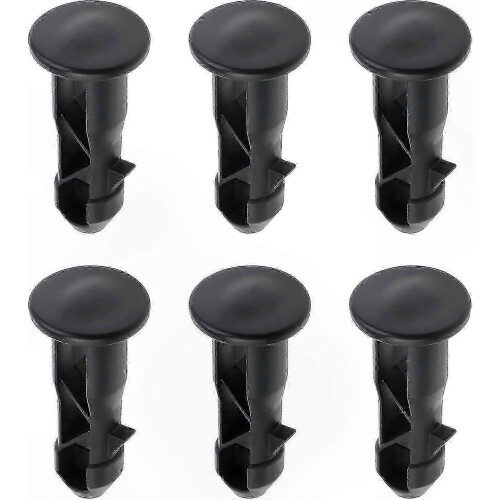 Durable Plastic Hinges for Bin Lids 65mm x 18mm - 3 Pair Replacement Pins