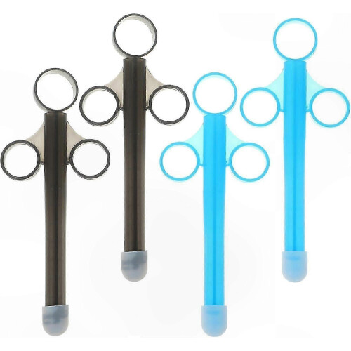 4-Pack Lubricant Applicators with Rounded Tips for Personal Use