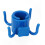 Blue Plastic Four-Point Hooks for Garden Umbrella Poles, 2-Pack 1