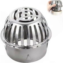 Stainless Steel Floor Drain with Filter for Balcony, Anti-Clog Gutter Accessory