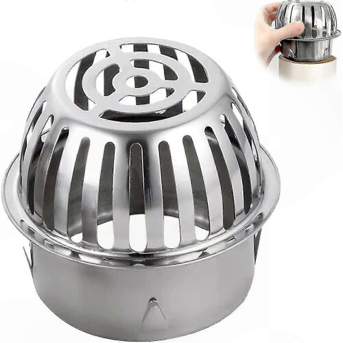 Stainless Steel Floor Drain with Filter for Balcony, Anti-Clog Gutter Accessory