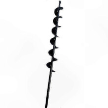Auger Bit for Garden Planters, 50mm x 450mm, Black Spiral Design