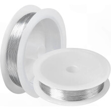 2 Rolls of 0.3mm x 15m Metallic Copper Craft Wire for Jewelry Making and DIY Beading Projects