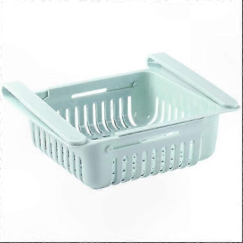 Blue Space-Saving Storage Rack for Kitchen Cabinets and Freezers, 1 Pack