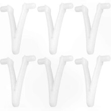 6-Piece Pool Cleaning Kit with Butterfly Clips for Brush and Rake Attachments
