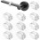 Transparent PVC Door Handle Stopper, 10 Pack, 18mm 1