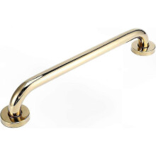 Bathroom Safety Handrail Stainless Steel Gold Plated Shower Grab Bar 40cm Accessory