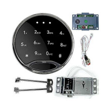 Digital Safe Lock Replacement with Solenoid & Dual Override Key Access