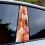 (21#) 2Pcs Pokemon Car B Pillar Sticker Waterproof Auto Side Window Decor Decal 1