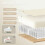 Homcom Silla de Escritorio Beige 66 x 72 x 121 cm 5