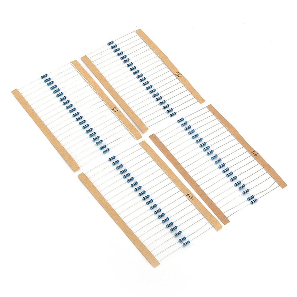 130 Value Resistor Set 2600pcs 1/4W 1% Tolerance