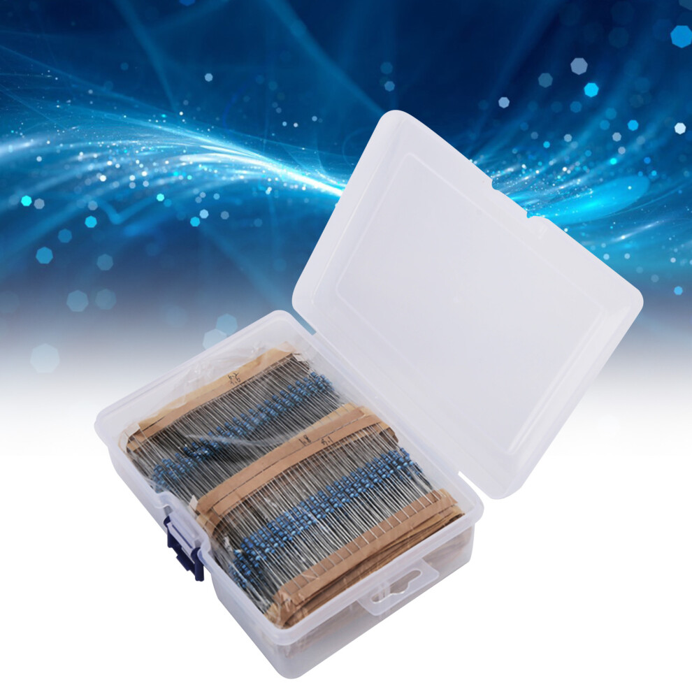 130 Value Resistor Set 2600pcs 1/4W 1% Tolerance