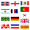 Assorted National Flag Headscarves 4Pcs Comfortable-Spain 2