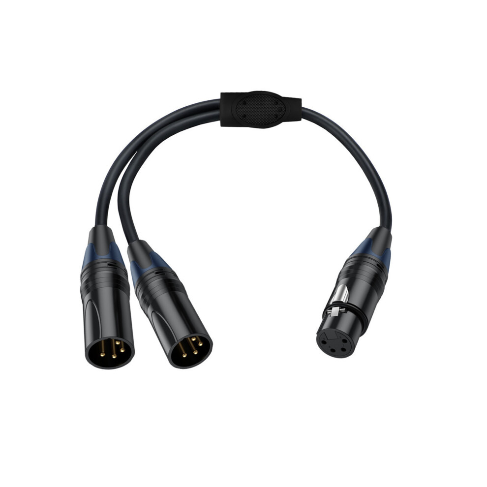 4Pin Xlr Male To Female Y Splitter Xlr Cable For Professional-A 7627001512733
