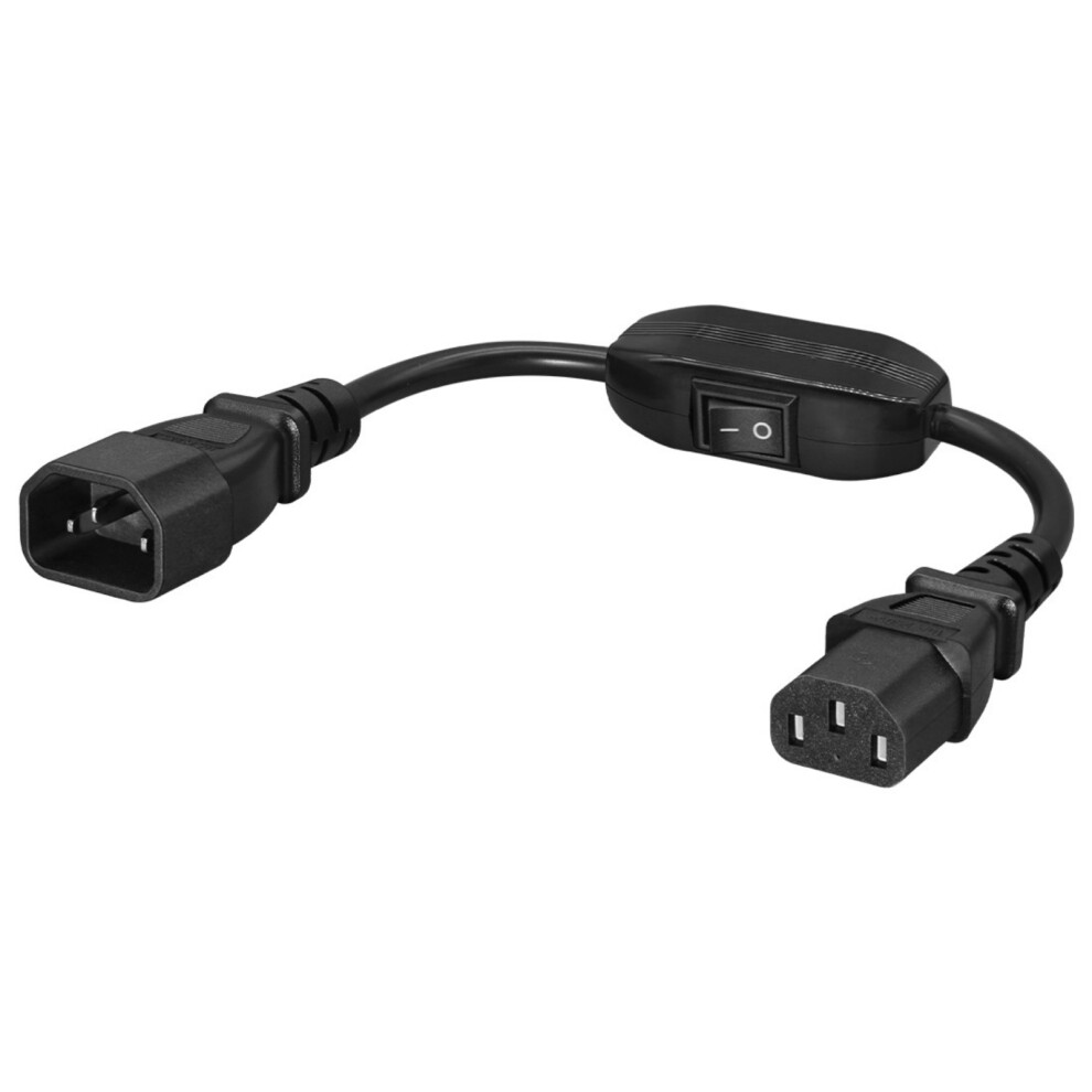 Flexible C14 To C13 Power Cord With Switches Computers-50Cm 7627001510838