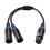 Quality 5Pin XLR Y Splitter Cable 5Pin XLR Cable For Stage-A 1