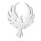 Broche de conception animale exquise en acier-Argent A 1