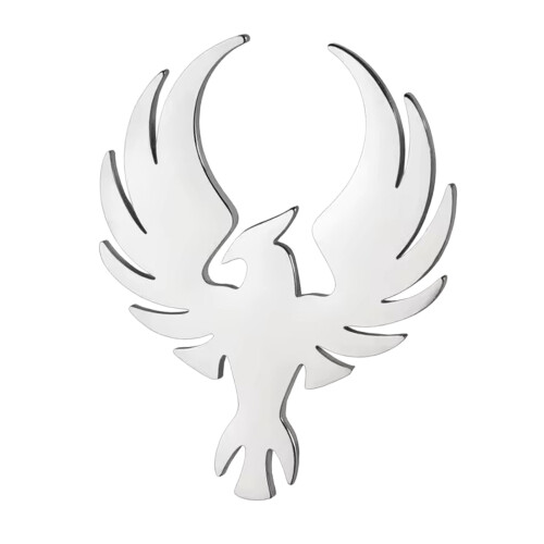 Broche de conception animale exquise en acier-Argent A