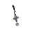Blue Crosses Ear Hoops With Dragon Claw Studs Baroque Style-B 1