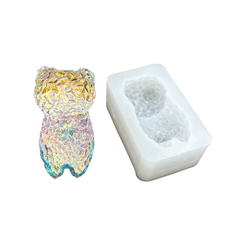 3D Realistic Cats Silicone Mold For DIY Resin-Lying down cat