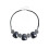 Trendige Retro-inspirierte schwarze-Antikes Silber 1