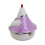 Handcrafted Alloy Chicken Shaped Keepsake Box Ideal For-Purple 1