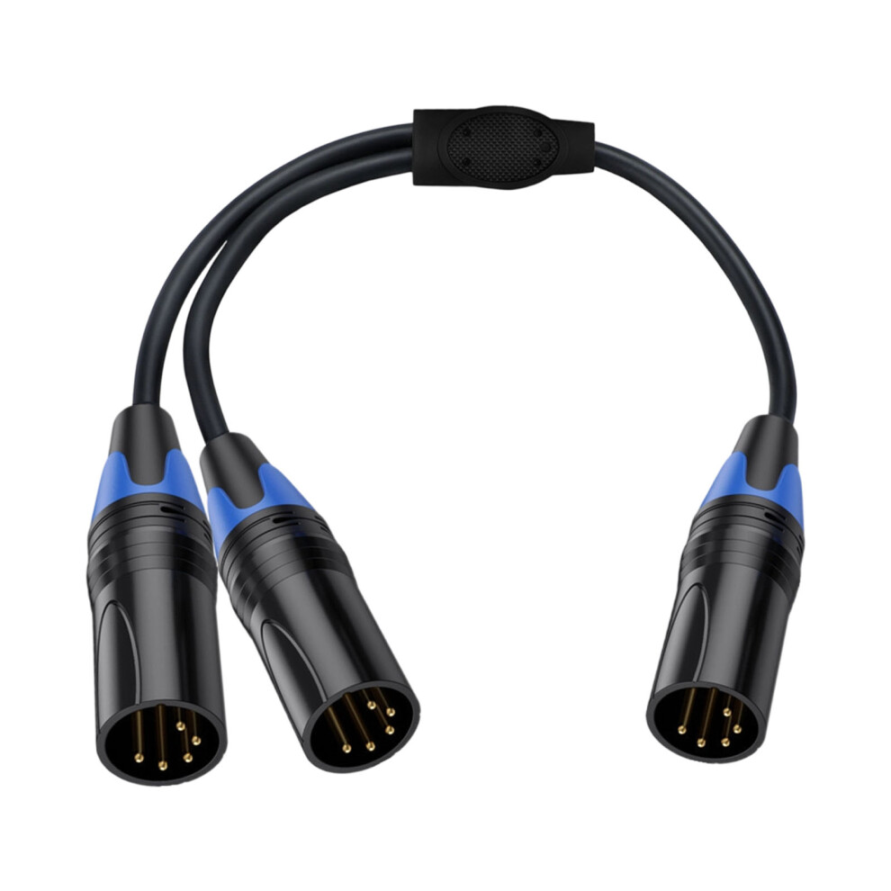 Heavy Duty 5Pin Xlr Y Splitter 5Pin Xlr Cable Mic Cable For-C 7627001512818
